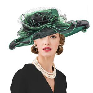 Kentucky Derby Church Dress Hat for Women Fuchsia Line